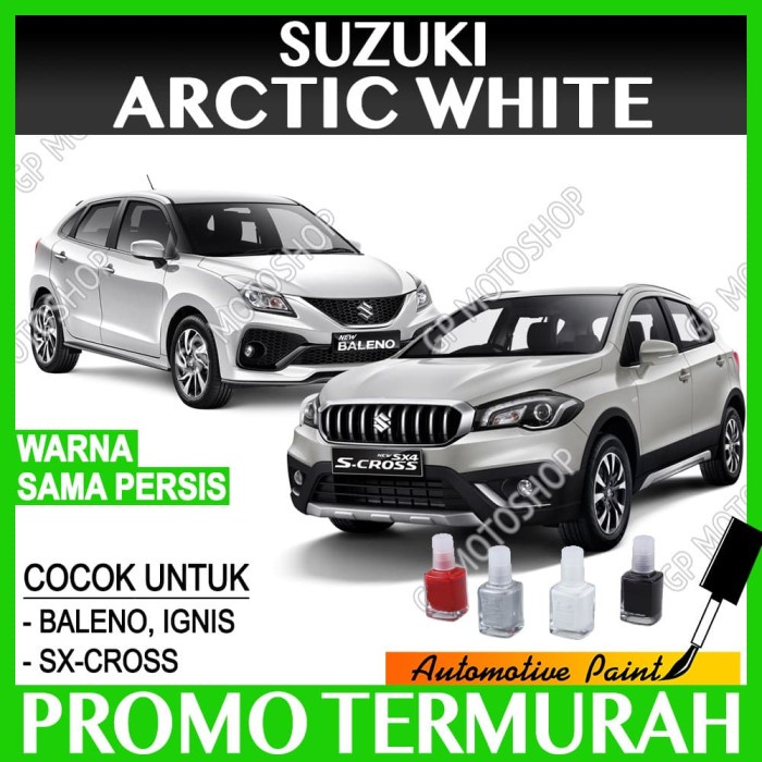 Penghilang Baret Mobil Cat Oles Suzuki Arctic White Met Putih Metalik