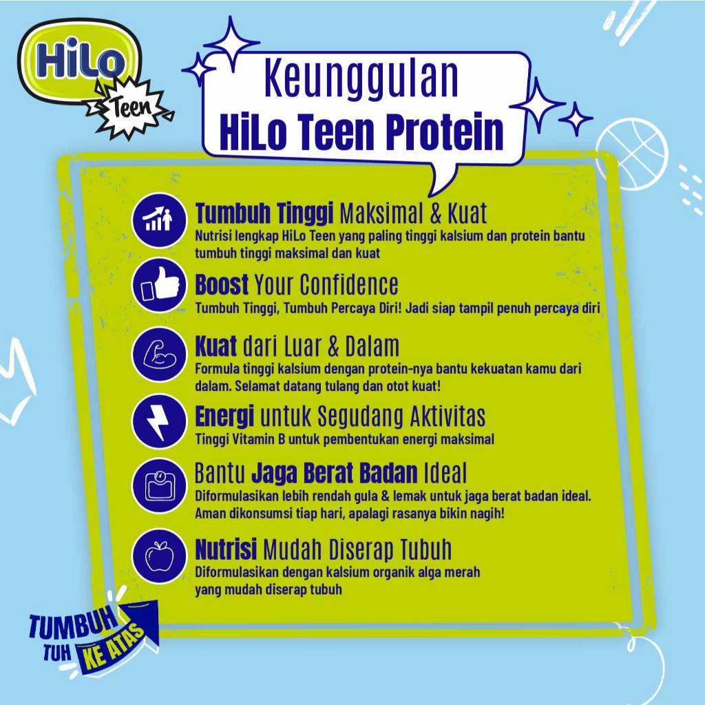 

Twin Pack - HiLo Teen+ Collagen Berries Club 400 gram - Susu Tinggi Kalsium dengan Kolagen untuk
