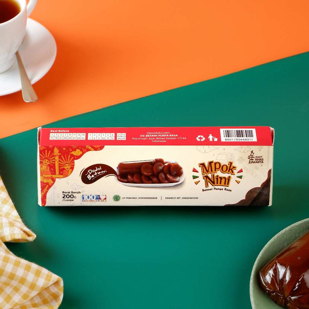 

Dodol Betawi Gula Aren Mpok Nini Oleh-Oleh Jakarta