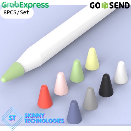 

SOFT CASE COVER SILICON NIB TIP APPLE PENCIL 1 2 MIX COLOR WARNA