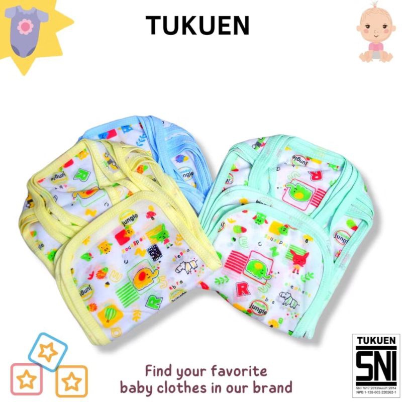 New 6 Pcs Popok Bayi / Cawat Bayi Bahan Katun Sni Ready