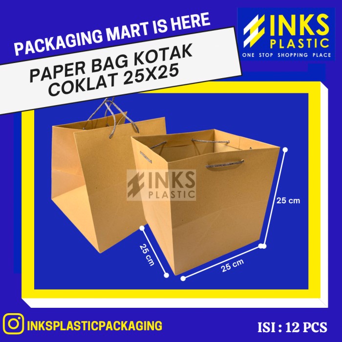 

SOUVEN- PAPER BAG KOTAK NO.22 ( 12 PCS )