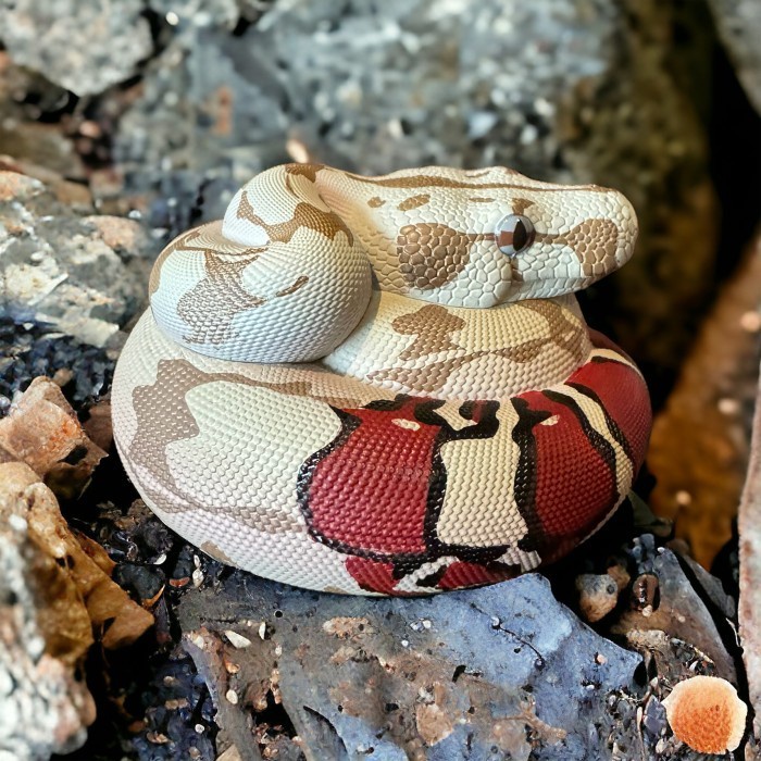 Sale Terbatas Figure Reptile Animal Boa Constrictor Resin Animal Heavenly Body Aman