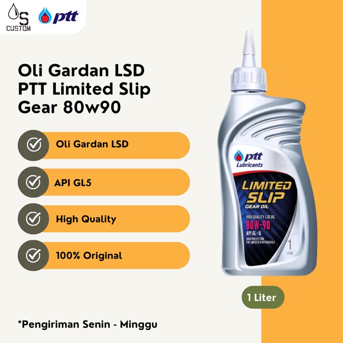 JAYAmart- Oli Gardan PTT Limited Slip Gear Oil LSD 1 Liter