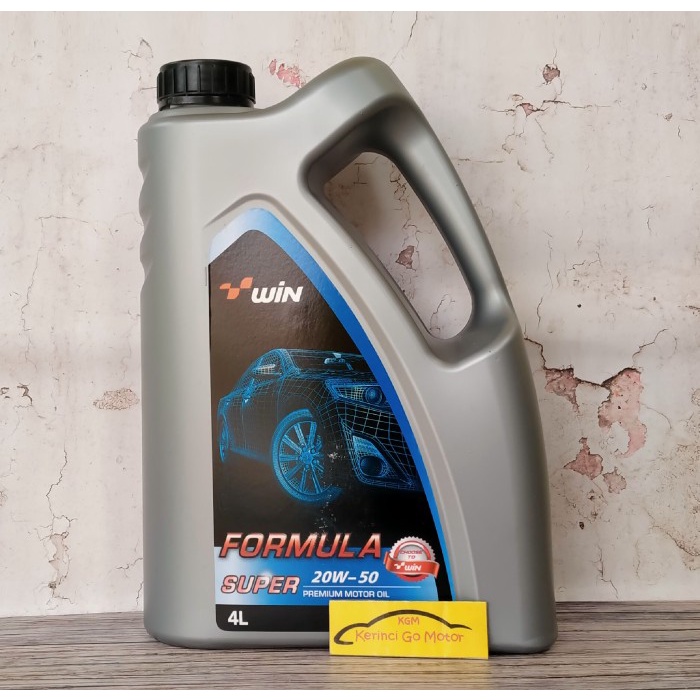 JAYAmart- WIN FORMULA SUPER SAE 20W-50 4L OLI MESIN BENSIN