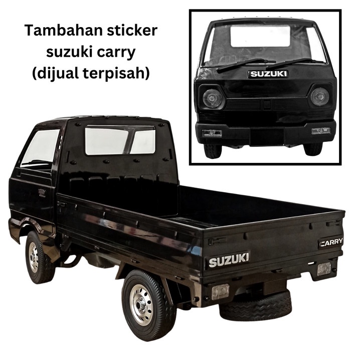 Terlaris WPL D12 RC Car 1/10 / D12 Rc Drift Suzuki Carry Pickup / Mobil Remote