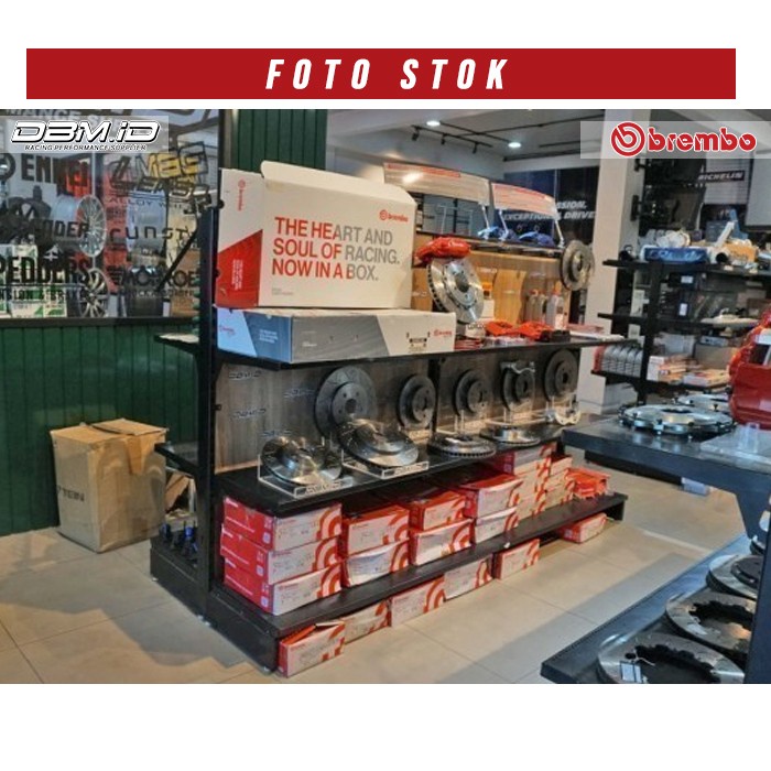 [Good] Brake Disc Rotor Brembo slotted Drilled Grand Livina