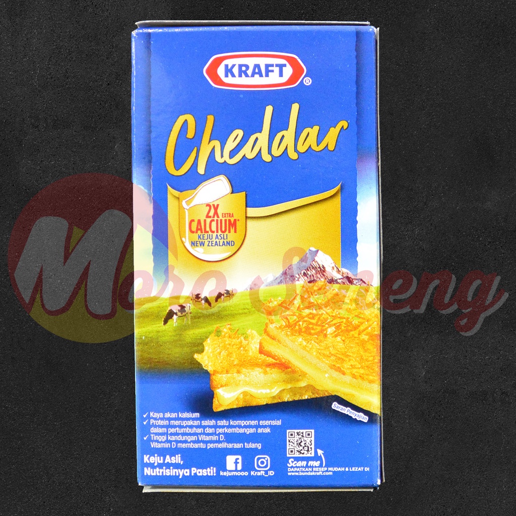 

Kraft Keju Cheddar Balok / Cheddar Cheese - 150 gram