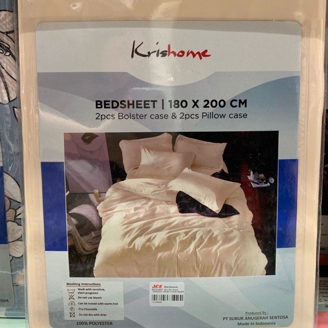 Sprei Krishome Sleeplite Bedsheet Microtex Ace Hardware Include Sarung