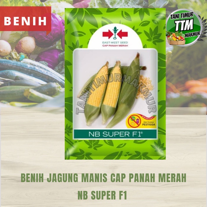 Sale Terbatas Benih Jagung Manis Nb Super F1 Bibit Jagung Manis Cap Panah Merah Aman