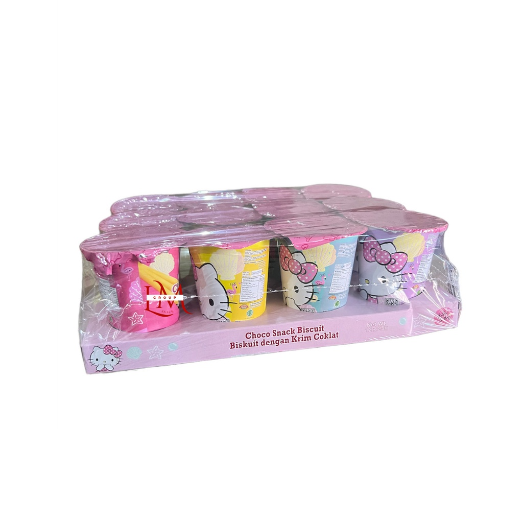 

HJ Hello Kitty Biscuit Choco Snack Makanan Anak Ukuran Mini/Medium/Jumbo