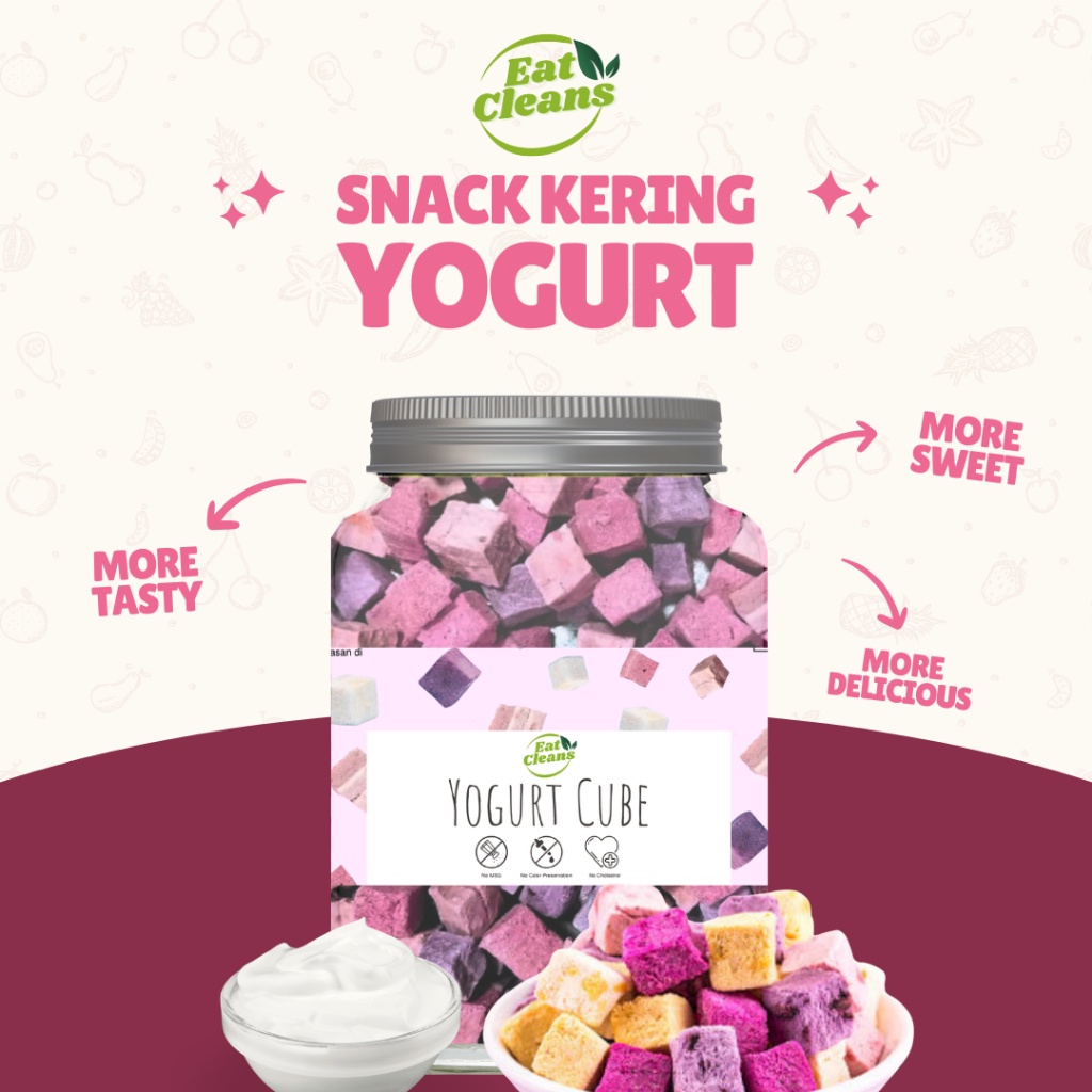 

Freeze Dried Crispy Yogurt Fruits Mix Flavor - Snacks Yoghurt Kering Beku - Camilan Snack Sehat