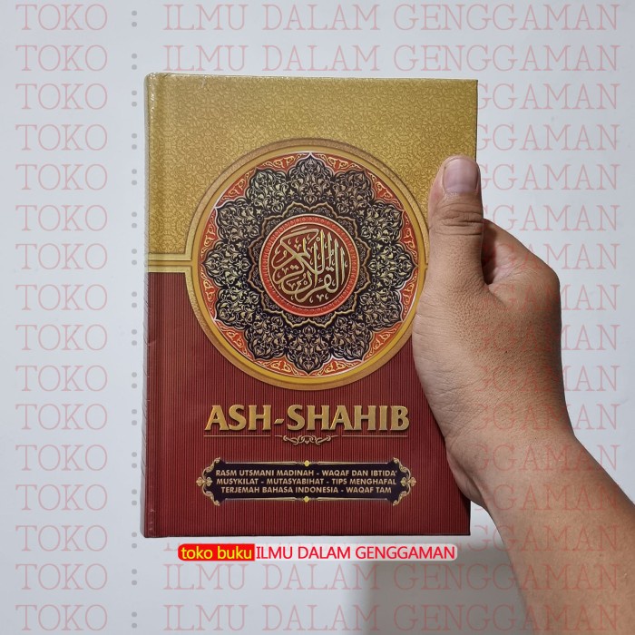

HJK Al-Quran Ash-Shahib ORI A5 - Merah - Hilal Media