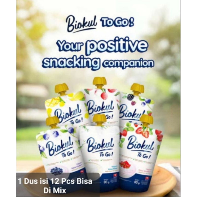 

Biokul Yogurt To Go 80gr 1 Dus Isi 12 Pcs Bisa Di Mix