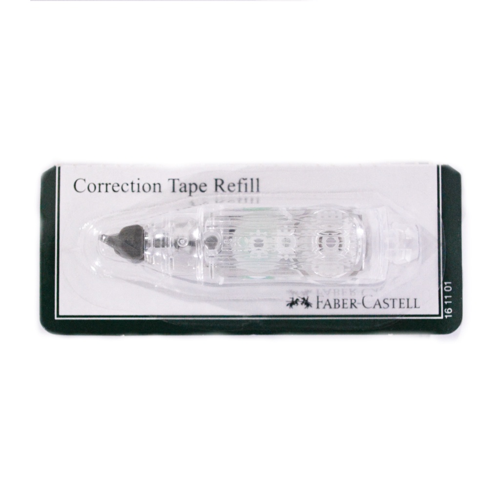 

Refill Correction Tape Faber Castell Tipe QAR/QJR/QDR/Chameleon/R1/Twist Correction Tape/Isi 6 Pcs
