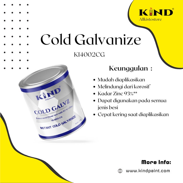 

[tmr] - Cat Repair Hotdip Galvanizing - KIND 4002CG Cold Galvanize