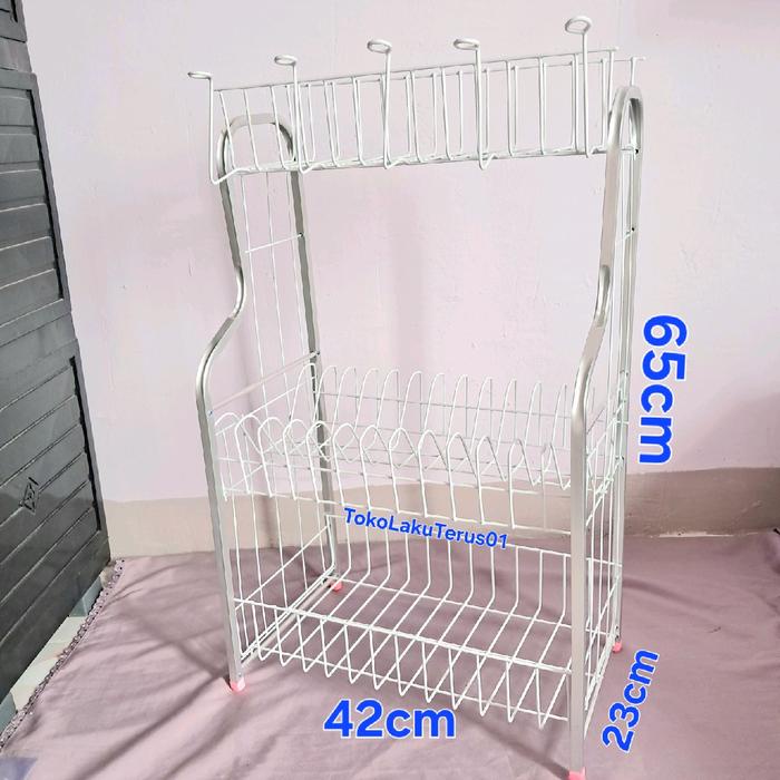 RAK PIRING ALUMINIUM RPK GELAS RPK BIASA RAK GELAS RAK PIRING Besi