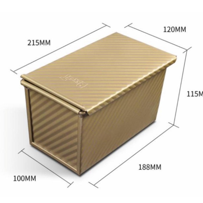 

..... Bakest Non Stick Corrugated Loaf Pan Aluminium Loyang Roti Tawar