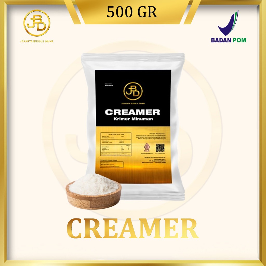 

CREAMER 500GR NON DAIRY/ CREAMER BUBUK MINUMAN/ CREAMER POWDER/ JAKARTA BUBBLE DRINK/ HALAL