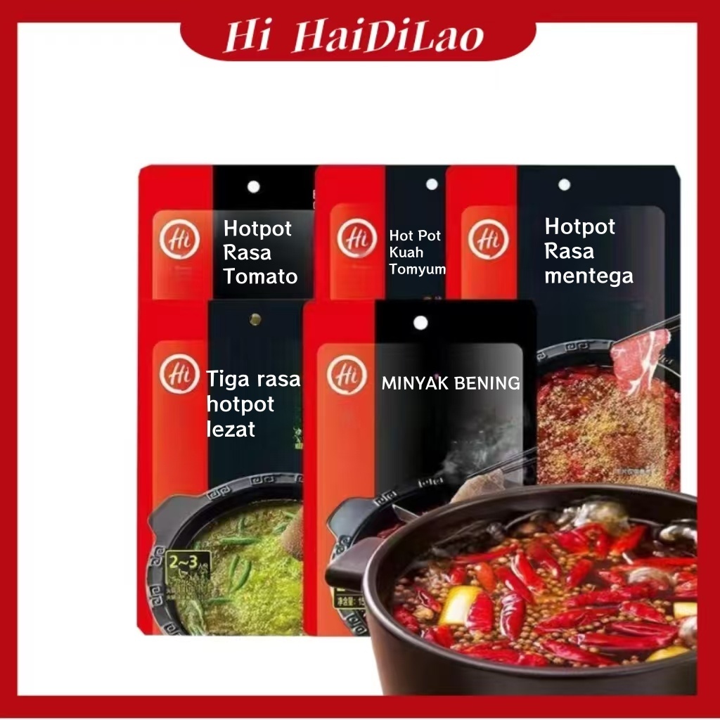 HALAL Bumbu Haidilao Bumbu Hotpot Instan Suki Shabu Shabu Instant Mala Xiang Guo Malaxiang