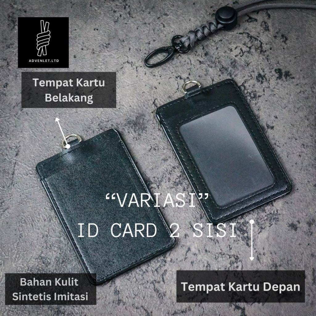 

Lanyard ID Card Tali Paracord Tactical Militer Polri Frame Kanvas Snaphook Alloy Besi Premium