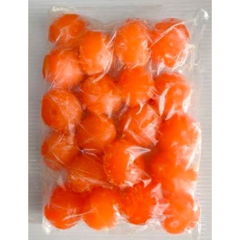 

EGG DUCK YOLK / KUNING TELUR ASIN BEBEK ISI 20PCS