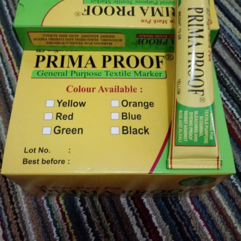 

Markpen Prima Proof warna Red n Blue
