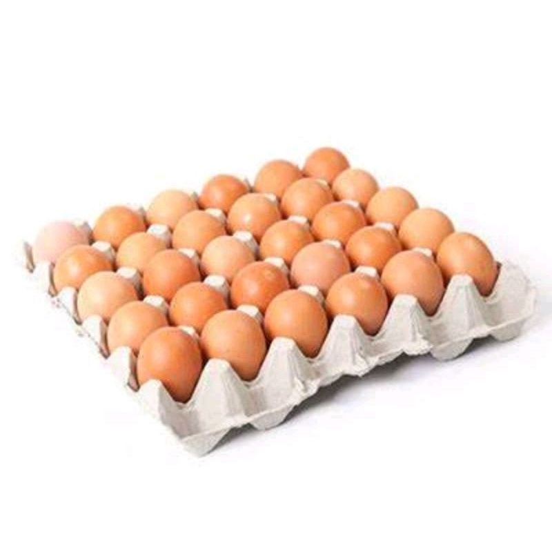 

TELUR AYAM NEGERI + TRAY TELUR / Telor Ayam / Jamin Segar