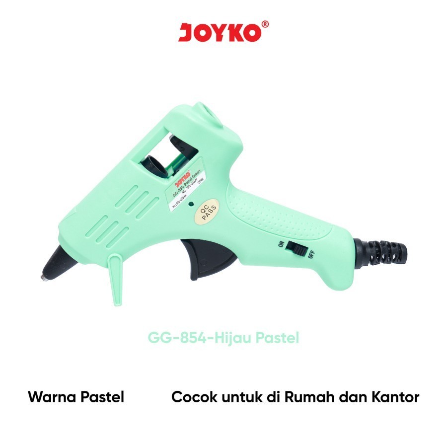 

Joyko Glue Gun GG-854 Pastel Color 20watt / Glue Gun Warna Pastel Murah Berkualitas