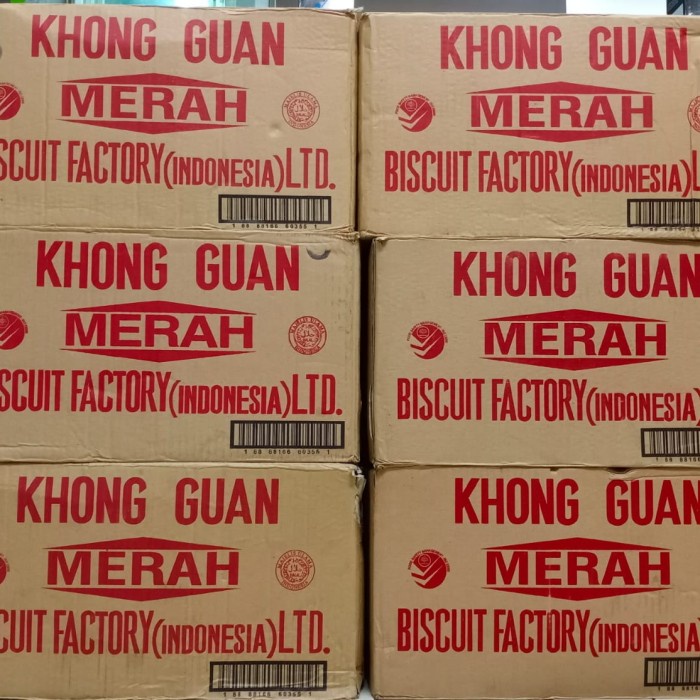 

KHONG GUAN BISKUIT KALENG MERAH BESAR 1600 gr KHONGGUAN kue