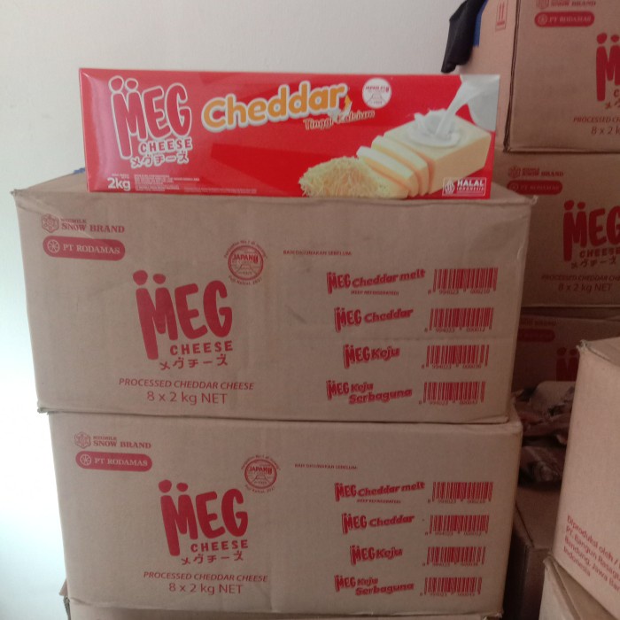 

Keju MEG Cheddar Merah 2kg