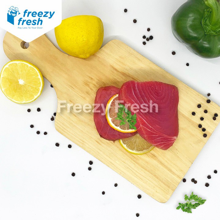 

Ikan Tuna Steak (Fresh Tuna Fish) 500 Gram / SEGAR / BEKU / VACUMM PACK
