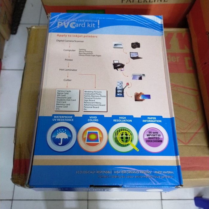 TOP PVC CARD KIT (DIGITAL PHOTO CARD MATERIAL) -