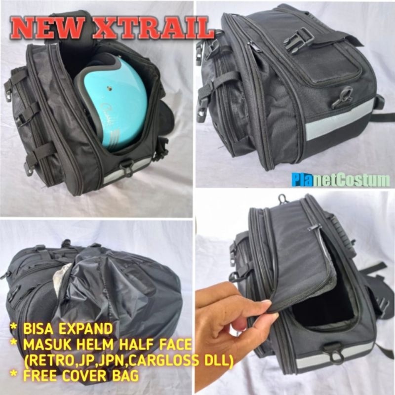 Gratong New Xtrail Sidebag Tas Samping Motor Helm Half Face Tas Bagasi Pcx Nmax Vario Scoopy Dll
