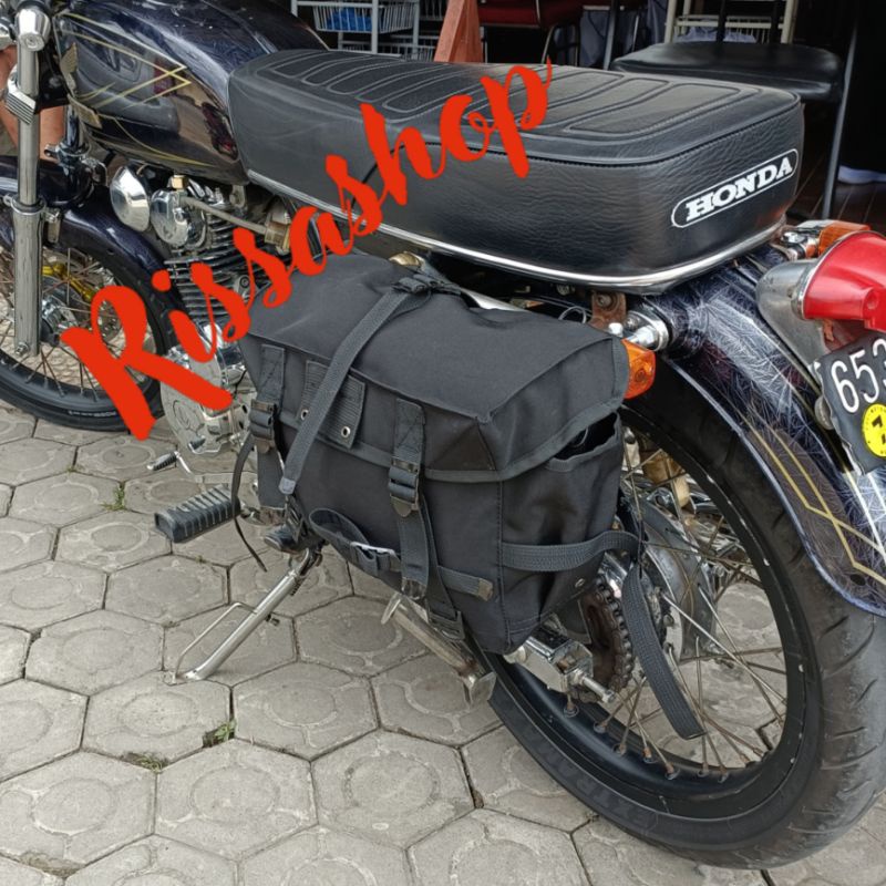 Unik Tas Side Bag Motor Honda Cb100
