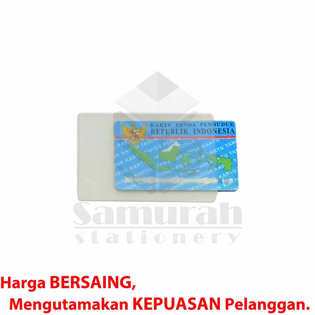 

Plastik Laminating Sakurai Ukuran KTP 250 Micron 68.5 x 97 mm isi 50 lembar / Laminating Pouch Film