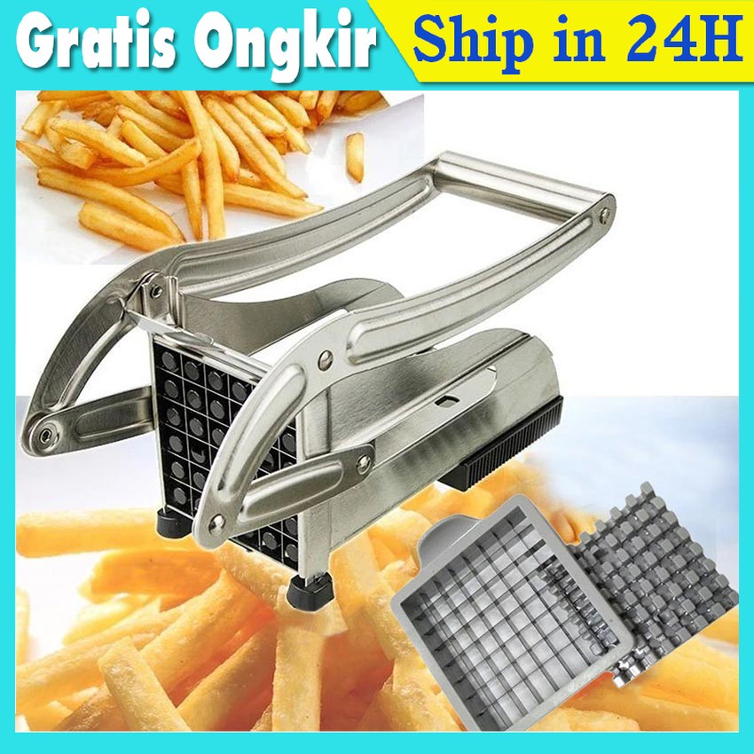 

Alat Pemtong Kentang Potato Cutter Chopper French Fries
