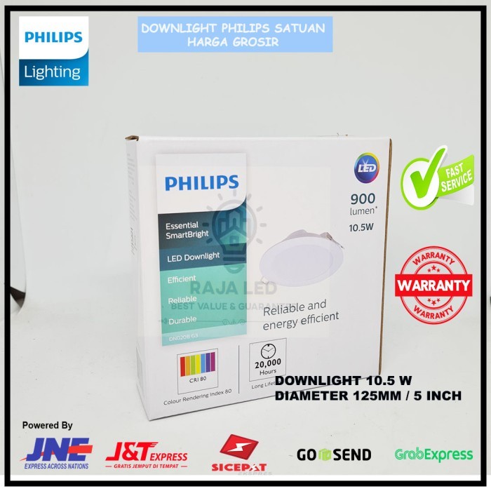 PHILIPS Downlight LED DN020B G3 10,5W 10,5Watt 10.5W 10.5Watt 10,5 W