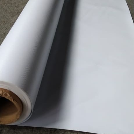 terpal ulin/ terpal semi karet putih (eceran/meteran)