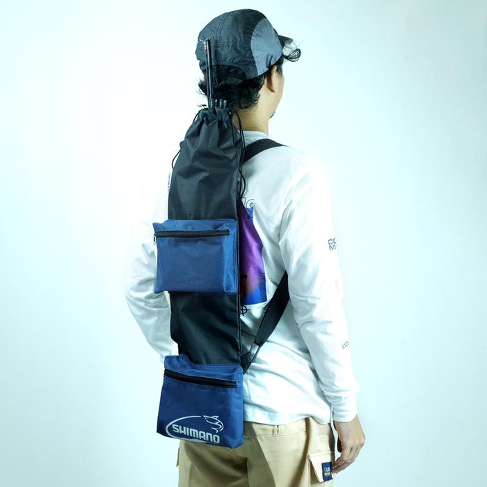 Tas Joran Pancing Tegek Model Serut 75 Cm Joran TEgek Ruas Panjang & Pendek Mancing