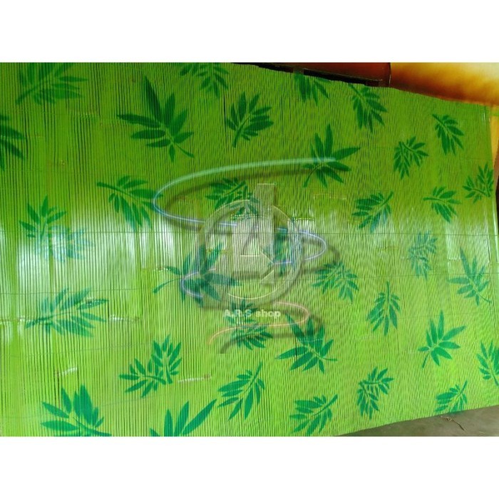 JTTOP TIRAI BAMBU ASLI MOTIF BUNGA /DAUN /MINIMALIS