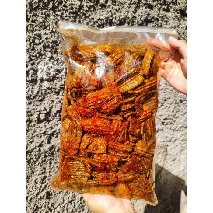 

Kerupuk jengkol pedas daun jeruk isi 1kg Cemilan
