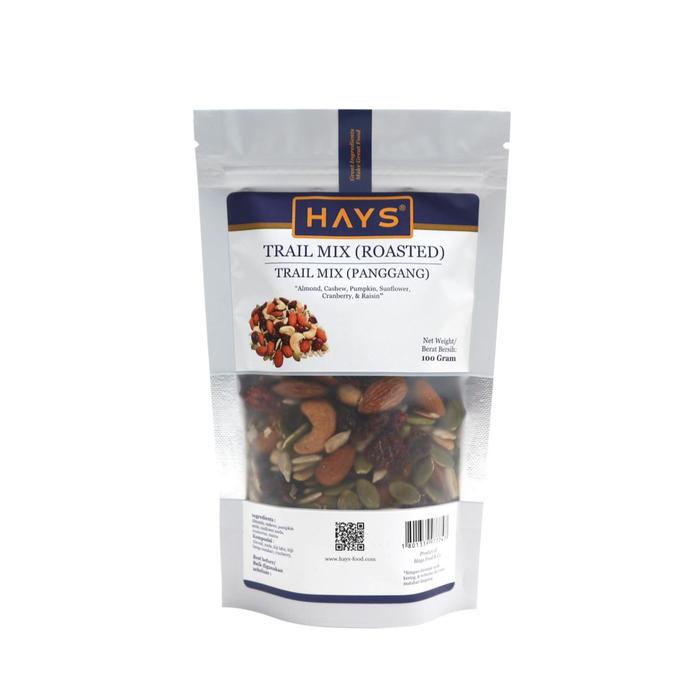 

TRAIL MIX (Roasted) 100 GRAM Almond Mede Cranberry Raisin Pumpkin Sunflower / Campuran Kacang