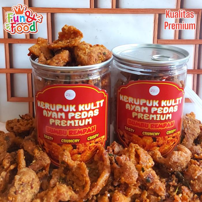 

Can Kerupuk Kulit Ayam Krispy Pedas Bumbu Rempah Krupuk Kulit Ayam Crispy Premium