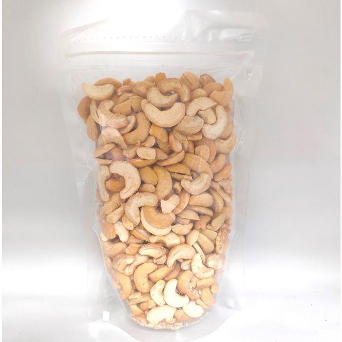 

250gr Roasted Kacang Mede Belah 2 - Mete Sulawesi Varian Rasa Original / Asin Oven Matang Siap Makan