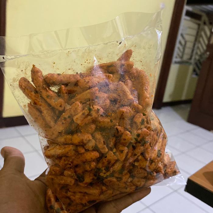 

1kg Basreng pedas daun jeruk pedasnya pas rempah melimpah bayar d rumah ajah Snacks Food Camilan
