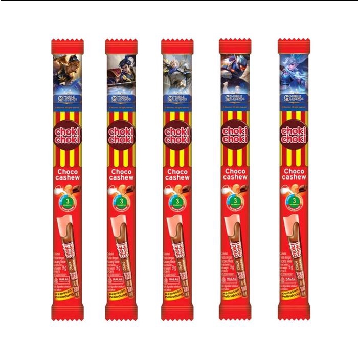 

Choki Choki Cashew 1 Dus / 9 Boks Isi @20 pcs Camilan Cokelat Manis Chocolate Food Mede Snack Coklat
