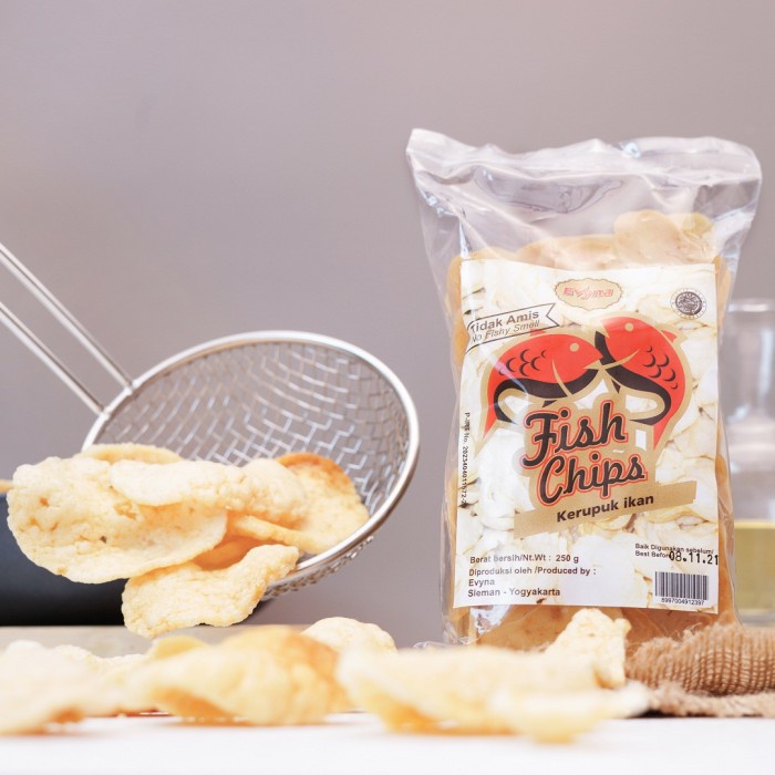 

Evyna Kerupuk Ikan ASLI Mentah 100% ASLI IKAN 250 GR