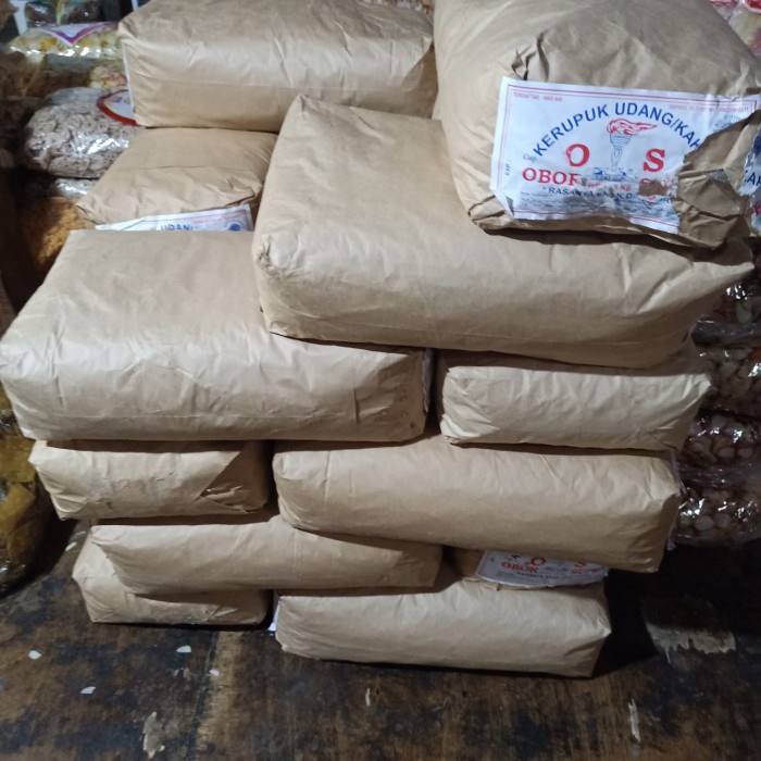 

kerupuk obor super merah 5 kg