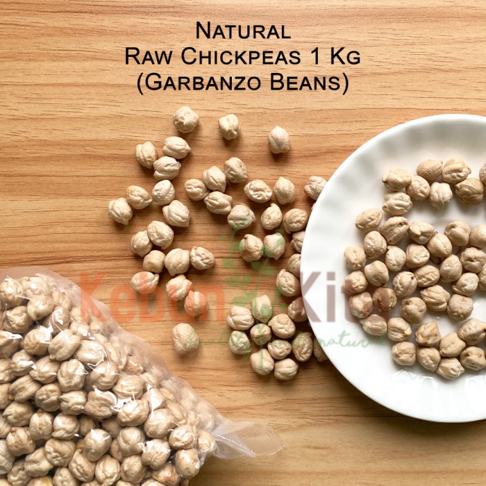 

Kacang Arab / Garbanzo / Chickpeas 1 Kg (Raw/Mentah)